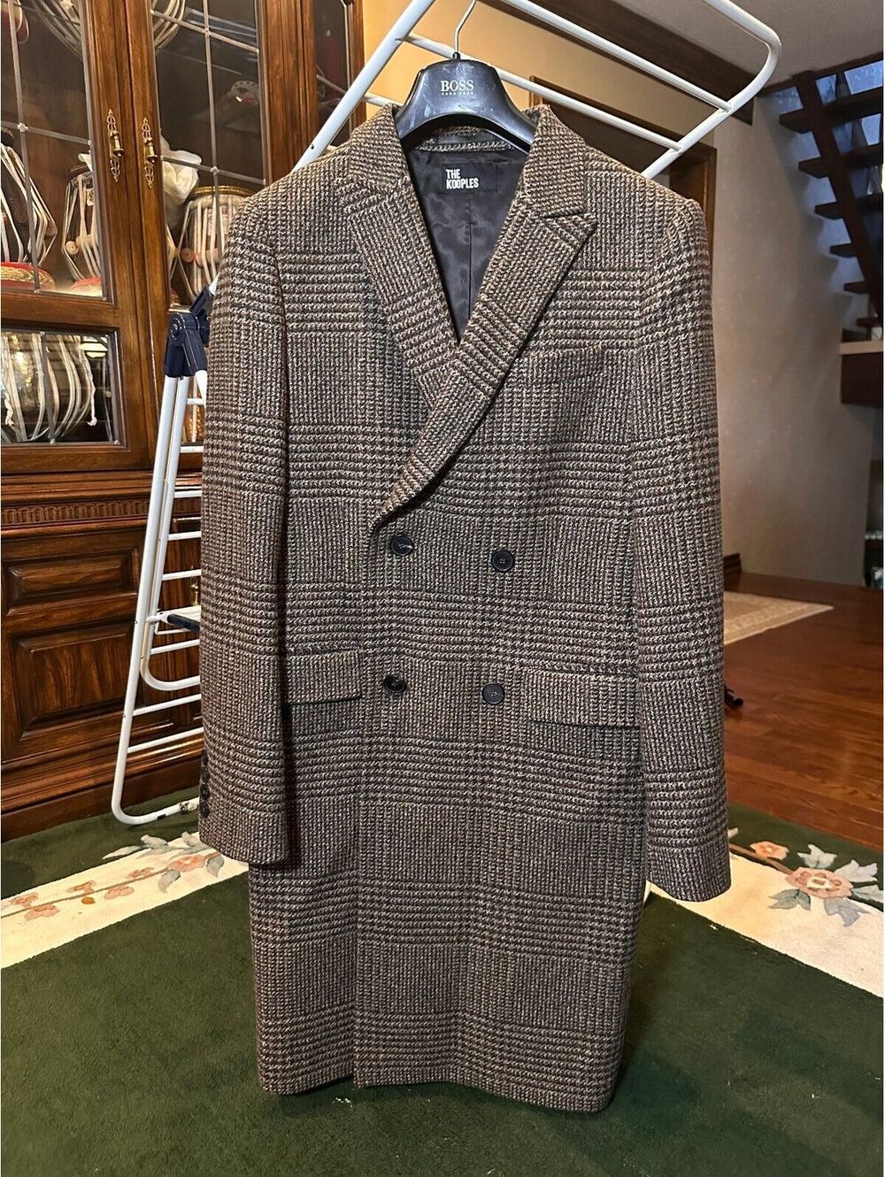 The Kooples Double Breasted Overcoat Size 44 EU